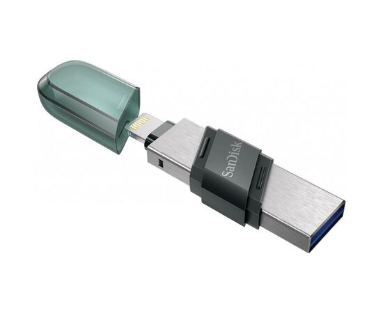 USB флеш накопитель SanDisk 128GB iXpand USB 3.1 /Lightning (SDIX90N-128G-GN6NE), изображение 4 USB флеш накопитель SanDisk 128GB iXpand USB 3.1 /Lightning (SDIX90N-128G-GN6NE), изображение 4