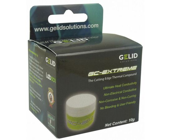 Термопаста Gelid Solutions GC-Extreme 10g (TC-GC-03-02), изображение 2 Термопаста Gelid Solutions GC-Extreme 10g (TC-GC-03-02), изображение 2
