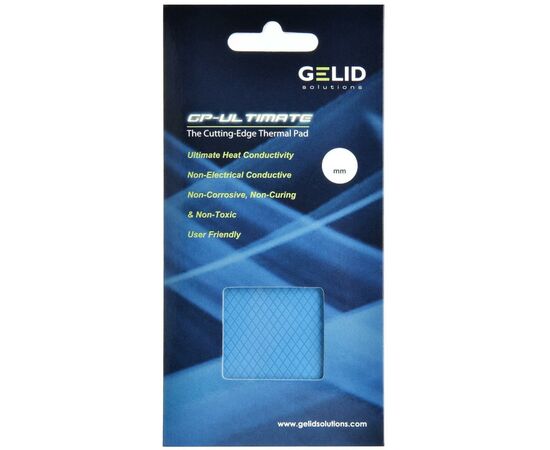 Термопрокладка Gelid Solutions GP-Ultimate 90x50x0.5 mm (TP-GP04-A), зображення 3 Термопрокладка Gelid Solutions GP-Ultimate 90x50x0.5 mm (TP-GP04-A), зображення 3