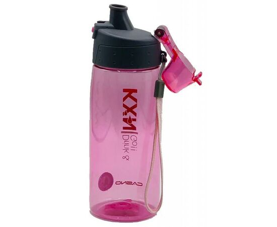 Бутылка для воды Casno KXN-1179 580 мл Pink (KXN-1179_Pink), изображение 2 Бутылка для воды Casno KXN-1179 580 мл Pink (KXN-1179_Pink), изображение 2
