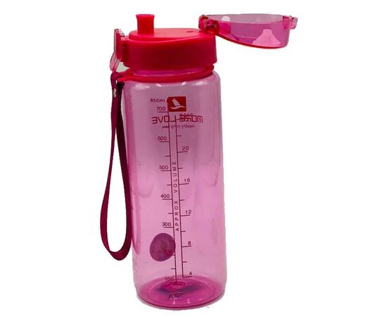 Бутылка для воды Casno More Love 850 мл Pink (MX-5040_Pink), изображение 2 Бутылка для воды Casno More Love 850 мл Pink (MX-5040_Pink), изображение 2