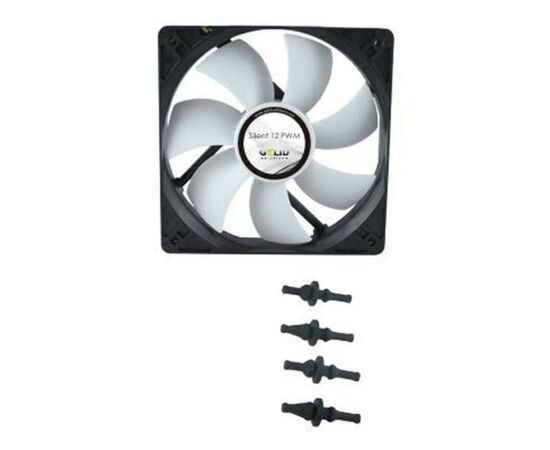 Кулер для корпуса Gelid Solutions Silent 12 PWM 120 mm (FN-PX12-15), изображение 2 Кулер для корпуса Gelid Solutions Silent 12 PWM 120 mm (FN-PX12-15), изображение 2