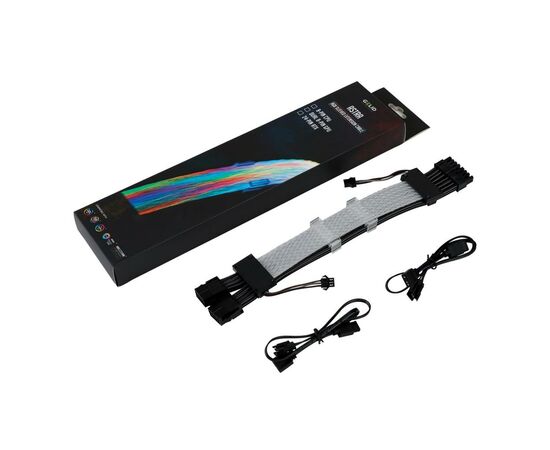 Кабель Gelid Solutions ASTRA ARGB Double 8P(6+2)VGA cable (CA-RGB-16P-01), изображение 2 Кабель Gelid Solutions ASTRA ARGB Double 8P(6+2)VGA cable (CA-RGB-16P-01), изображение 2
