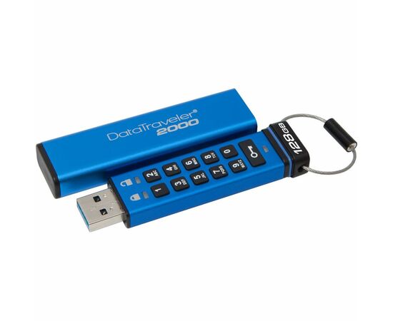 USB флеш накопитель Kingston 128GB DataTraveler 2000 USB 3.0 (DT2000/128GB), изображение 3 USB флеш накопитель Kingston 128GB DataTraveler 2000 USB 3.0 (DT2000/128GB), изображение 3
