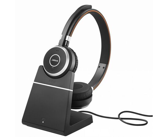 Наушники Jabra Evolve 65 MS Stereo + база (6599-823-399), изображение 5 Наушники Jabra Evolve 65 MS Stereo + база (6599-823-399), изображение 5