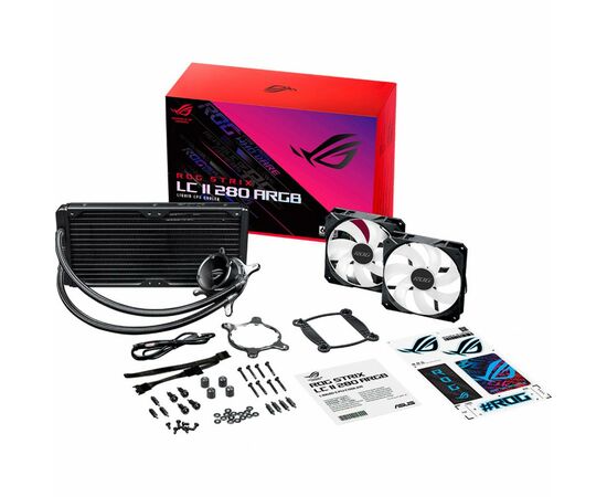 Система водного охлаждения ASUS ROG-STRIX-LC-II-280 ARGB, изображение 9 Система водного охлаждения ASUS ROG-STRIX-LC-II-280 ARGB, изображение 9