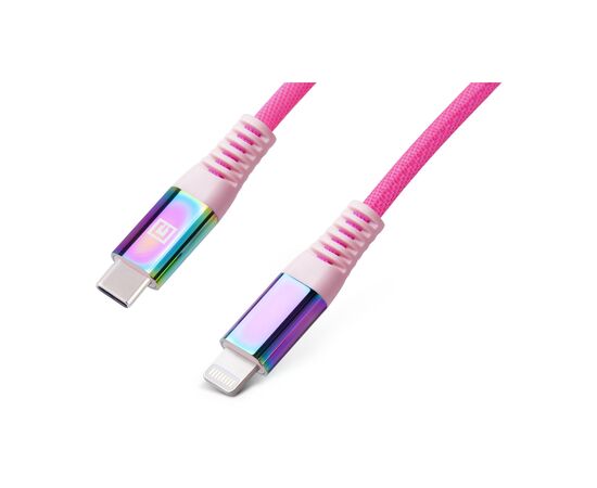 Дата кабель USB Type-C to Lightning 1.0m MFI Rainbow REAL-EL (EL123500054), изображение 3 Дата кабель USB Type-C to Lightning 1.0m MFI Rainbow REAL-EL (EL123500054), изображение 3