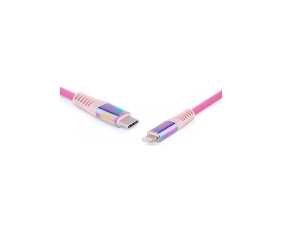 Дата кабель USB Type-C to Lightning 1.0m MFI Rainbow REAL-EL (EL123500054), изображение 5 Дата кабель USB Type-C to Lightning 1.0m MFI Rainbow REAL-EL (EL123500054), изображение 5