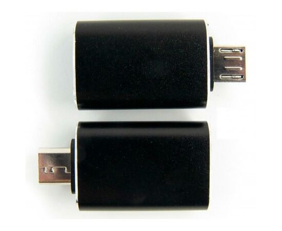 Переходник OTG USB - Micro-USB black Dengos (ADP-017), изображение 3 Переходник OTG USB - Micro-USB black Dengos (ADP-017), изображение 3