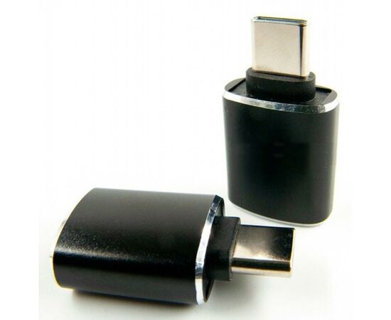 Переходник OTG USB - Type-C grey Dengos (ADP-018)