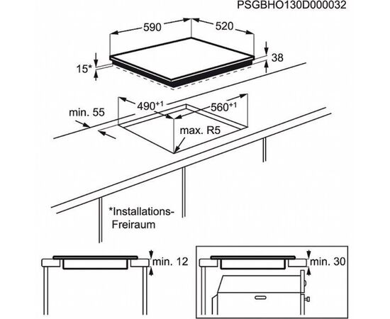 Варочная поверхность Electrolux EHF 96547 FK (EHF96547FK), изображение 2 Варочная поверхность Electrolux EHF 96547 FK (EHF96547FK), изображение 2