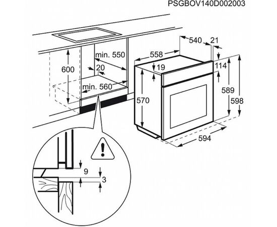 Духовой шкаф Electrolux EZC 52430 AX (EZC52430AX), изображение 2 Духовой шкаф Electrolux EZC 52430 AX (EZC52430AX), изображение 2