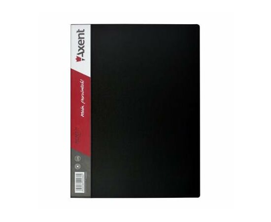 Папка с файлами Axent 40 sheet protectors, black (1040-01-А)