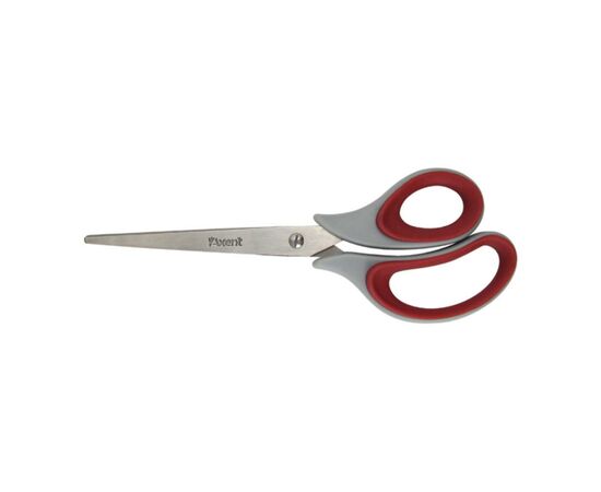 Ножиці Axent Duoton Soft, 21 см, gray-red (6102-06-А)