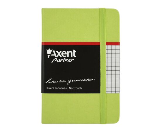 Канцелярська книга Axent Partner, 95*140, 96sheets, square, light green (8301-04-А)