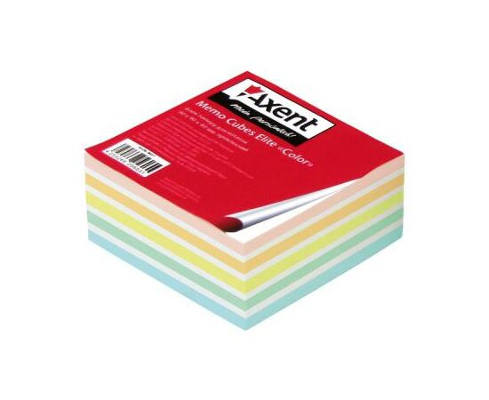 Бумага для заметок Axent Elite "Color" 90Х90Х40мм, glued (8027-А)