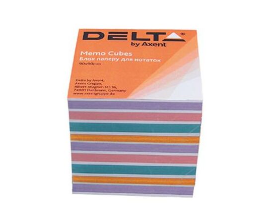 Бумага для заметок Delta by Axent "COLOR" 90Х90Х80мм, unglued (D8025)