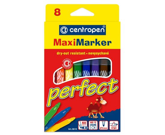 Фломастеры Centropen 8610 Maxi Perfect, 8 colors (8610/08)