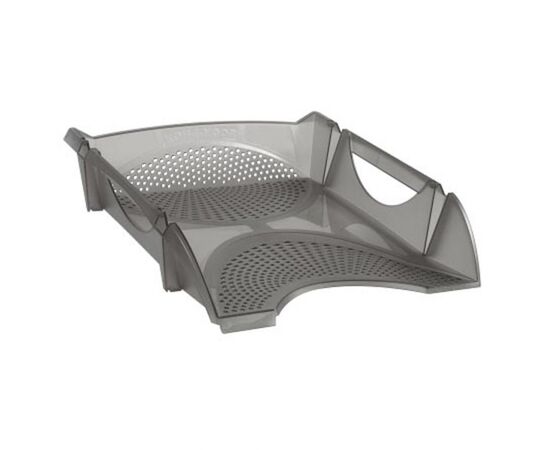 Лоток для бумаг Koh-i-Noor horizontal, transparent black (754144)