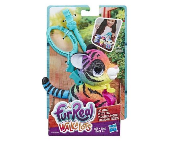 Интерактивная игрушка Hasbro Furreal Friends Маленький питомец на поводке Тигренок (E3503_E4779), изображение 2 Интерактивная игрушка Hasbro Furreal Friends Маленький питомец на поводке Тигренок (E3503_E4779), изображение 2