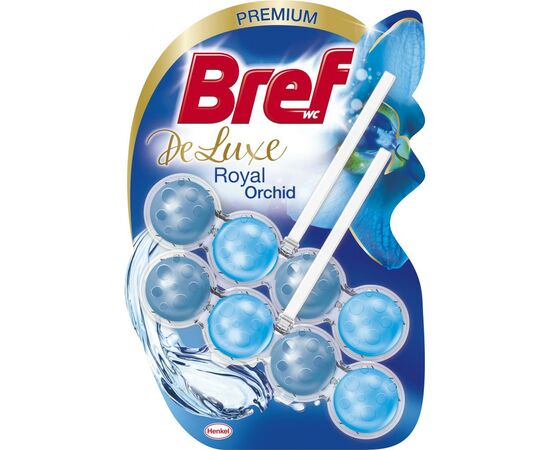 Туалетный блок Bref De Luxe Роскошная орхидея 50 г х 2 шт. (9000101425642)