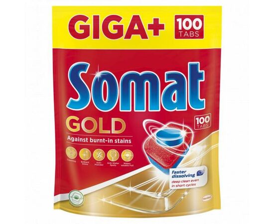 Таблетки для посудомийних машин Somat Gold 100 шт. (9000101356069)