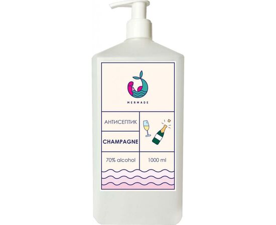 Антисептик для рук Mermade Champagne 1000 мл (MR0006MAX)