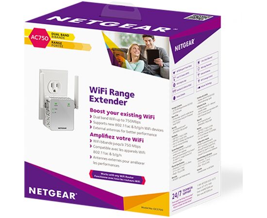 Ретранслятор Netgear EX3700 (EX3700-100PES), изображение 5 Ретранслятор Netgear EX3700 (EX3700-100PES), изображение 5