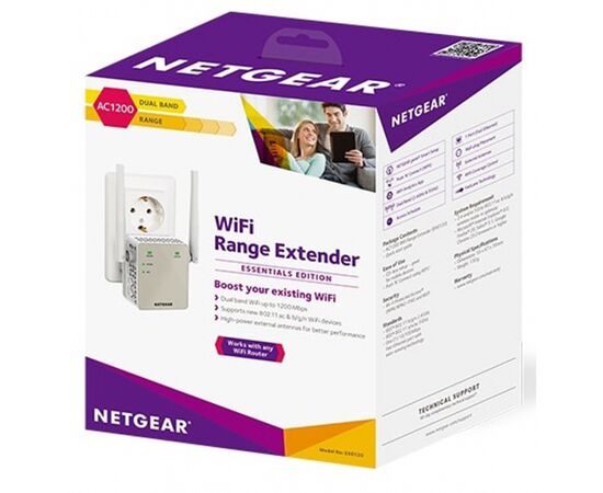 Ретранслятор Netgear EX6120 (EX6120-100PES), изображение 8 Ретранслятор Netgear EX6120 (EX6120-100PES), изображение 8