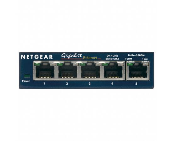 Коммутатор сетевой Netgear GS105GE, изображение 2 Коммутатор сетевой Netgear GS105GE, изображение 2