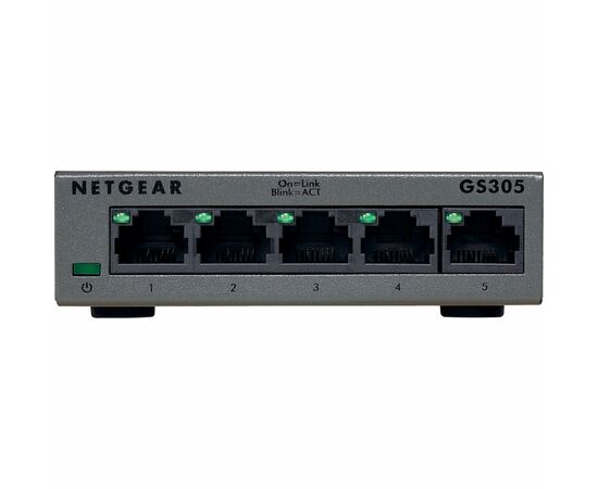 Коммутатор сетевой Netgear GS305 (GS305-300PES), изображение 2 Коммутатор сетевой Netgear GS305 (GS305-300PES), изображение 2