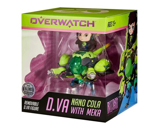 Фигурка для геймеров Blizzard Overwatch Cute But Deadly Nano Cola D.Va and MEKA (B63745), изображение 2 Фигурка для геймеров Blizzard Overwatch Cute But Deadly Nano Cola D.Va and MEKA (B63745), изображение 2