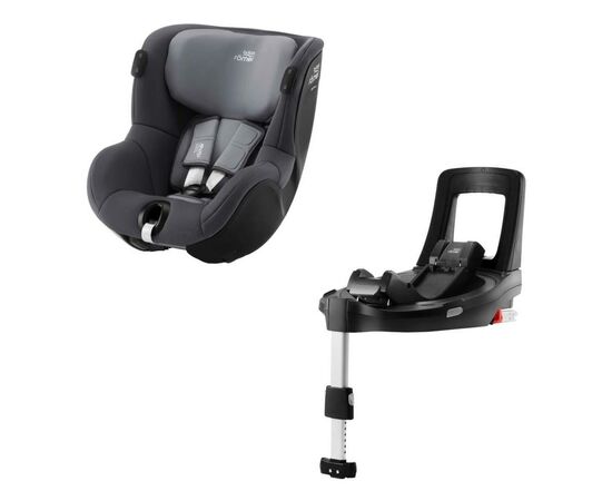 Автокрісло Britax-Romer Dualfix isense Midnight Grey з платформою (2000035113)