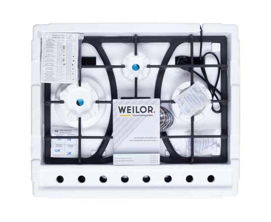 Варочная поверхность Weilor GG W 614 BL, изображение 10 Варочная поверхность Weilor GG W 614 BL, изображение 10