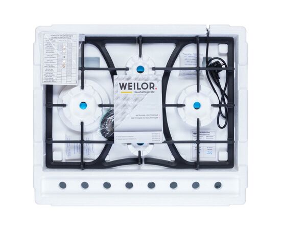 Варочная поверхность Weilor GG W 614 WH, изображение 11 Варочная поверхность Weilor GG W 614 WH, изображение 11