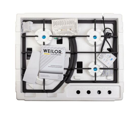 Варочная поверхность Weilor GG W 644 BL, изображение 9 Варочная поверхность Weilor GG W 644 BL, изображение 9
