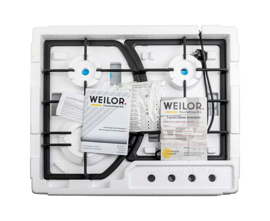 Варочная поверхность Weilor GG W 644 WH, изображение 10 Варочная поверхность Weilor GG W 644 WH, изображение 10