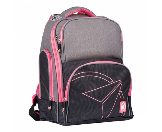 Рюкзак школьный Yes S-30 Juno Max Yes style серо-черный (558738)