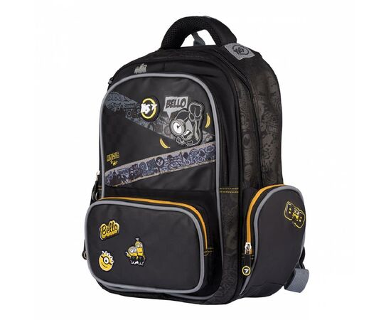 Рюкзак школьный Yes S-70 Minions черный (557990), изображение 4 Рюкзак школьный Yes S-70 Minions черный (557990), изображение 4