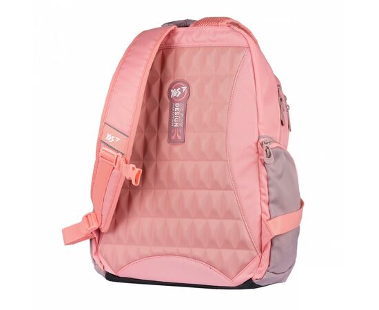 Рюкзак школьный Yes T-120 Urban disign style серо-розовый (552497), изображение 3 Рюкзак школьный Yes T-120 Urban disign style серо-розовый (552497), изображение 3
