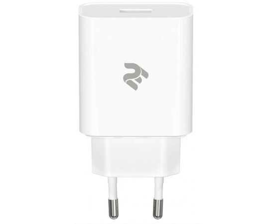 Зарядное устройство 2E USB Wall Charger QC3.0 DC5V/3A, Max 18W, white (2E-WC1USB18W-W), изображение 2 Зарядное устройство 2E USB Wall Charger QC3.0 DC5V/3A, Max 18W, white (2E-WC1USB18W-W), изображение 2
