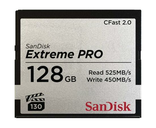 Карта памяти SanDisk 128GB Compact Flash eXtreme Pro (SDCFSP-128G-G46D)