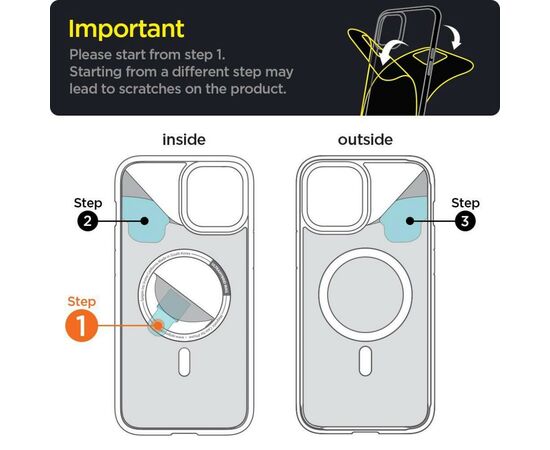 Чехол для моб. телефона Spigen Apple iPhone 12 / 12 Pro Ultra Hybrid Mag Safe, Blue (ACS02627), изображение 10 Чехол для моб. телефона Spigen Apple iPhone 12 / 12 Pro Ultra Hybrid Mag Safe, Blue (ACS02627), изображение 10