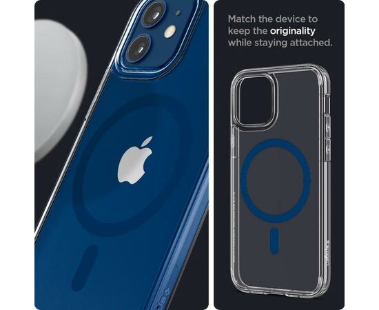 Чехол для моб. телефона Spigen Apple iPhone 12 / 12 Pro Ultra Hybrid Mag Safe, Blue (ACS02627), изображение 2 Чехол для моб. телефона Spigen Apple iPhone 12 / 12 Pro Ultra Hybrid Mag Safe, Blue (ACS02627), изображение 2
