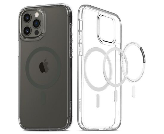 Чехол для моб. телефона Spigen Apple iPhone 12 Pro Max Ultra Hybrid Mag Safe, Graphite (ACS02623), изображение 10 Чехол для моб. телефона Spigen Apple iPhone 12 Pro Max Ultra Hybrid Mag Safe, Graphite (ACS02623), изображение 10