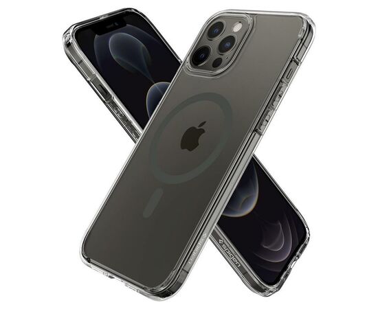 Чехол для моб. телефона Spigen Apple iPhone 12 Pro Max Ultra Hybrid Mag Safe, Graphite (ACS02623), изображение 6 Чехол для моб. телефона Spigen Apple iPhone 12 Pro Max Ultra Hybrid Mag Safe, Graphite (ACS02623), изображение 6