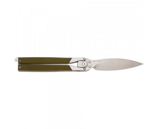 Нож Artisan Kinetic Balisong, D2, G10 green (1823PL-GNF), изображение 5 Нож Artisan Kinetic Balisong, D2, G10 green (1823PL-GNF), изображение 5