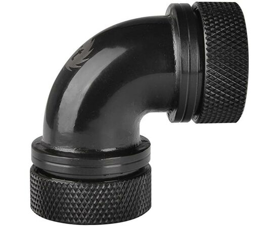 Фитинг для СВО ThermalTake Pacific G1/4 PETG Tube 90-Degree Dual Compression 16mm OD - (CL-W099-CA00BL-A)