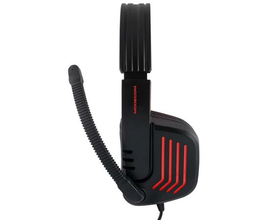 Наушники Modecom MC-823 Ranger Black-Red (S-MC-823-RANGER), изображение 3 Наушники Modecom MC-823 Ranger Black-Red (S-MC-823-RANGER), изображение 3
