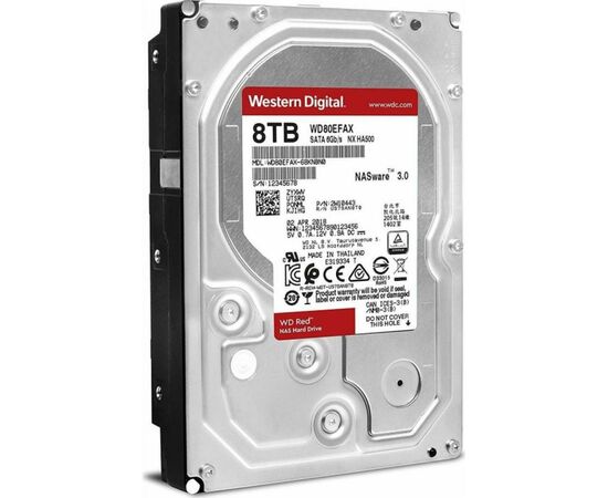Жесткий диск 3.5" 8TB WD (WD80EFBX), изображение 2 Жесткий диск 3.5" 8TB WD (WD80EFBX), изображение 2